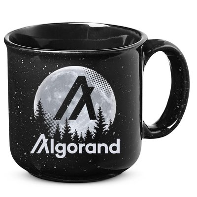 Algorand ALGO Coin Cryptocurrency Wilderness Full Moon 15oz Campfire Ceramic Mug