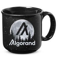 Algorand ALGO Coin Cryptocurrency Wilderness Full Moon 15oz Campfire Ceramic Mug