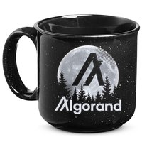 Algorand ALGO Coin Cryptocurrency Wilderness Full Moon 15oz Campfire Ceramic Mug