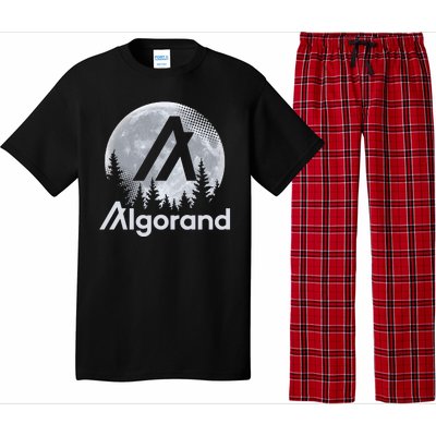 Algorand ALGO Coin Cryptocurrency Wilderness Full Moon Pajama Set