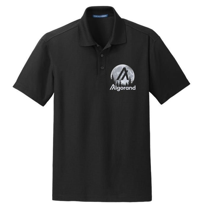 Algorand ALGO Coin Cryptocurrency Wilderness Full Moon Dry Zone Grid Polo