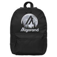 Algorand ALGO Coin Cryptocurrency Wilderness Full Moon 16 in Basic Backpack