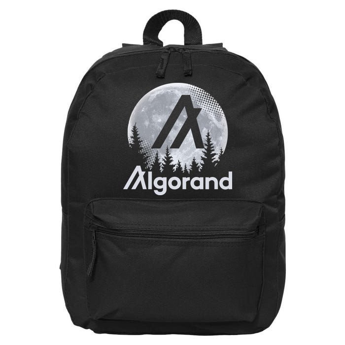 Algorand ALGO Coin Cryptocurrency Wilderness Full Moon 16 in Basic Backpack