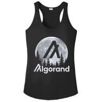 Algorand ALGO Coin Cryptocurrency Wilderness Full Moon Ladies PosiCharge Competitor Racerback Tank
