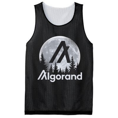 Algorand ALGO Coin Cryptocurrency Wilderness Full Moon Mesh Reversible Basketball Jersey Tank