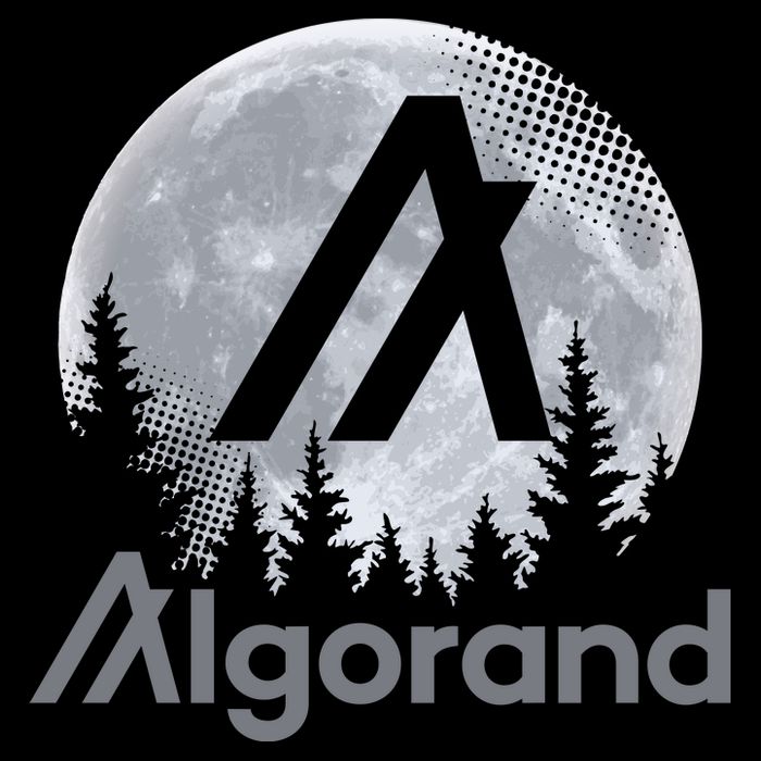 Algorand ALGO Coin Cryptocurrency Wilderness Full Moon 16oz Travel Tumbler
