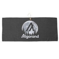 Algorand ALGO Coin Cryptocurrency Wilderness Full Moon Large Microfiber Waffle Golf Towel