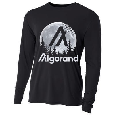 Algorand ALGO Coin Cryptocurrency Wilderness Full Moon Cooling Performance Long Sleeve Crew