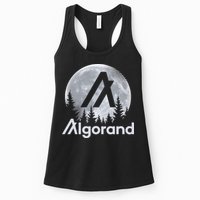 Algorand ALGO Coin Cryptocurrency Wilderness Full Moon Womens Tank Top