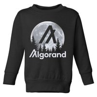 Algorand ALGO Coin Cryptocurrency Wilderness Full Moon Toddler Sweatshirt