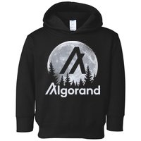 Algorand ALGO Coin Cryptocurrency Wilderness Full Moon Toddler Hoodie