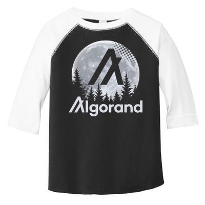 Algorand ALGO Coin Cryptocurrency Wilderness Full Moon Toddler Fine Jersey T-Shirt
