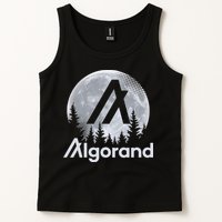 Algorand ALGO Coin Cryptocurrency Wilderness Full Moon Tank Top
