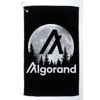 Algorand ALGO Coin Cryptocurrency Wilderness Full Moon Golf Towel