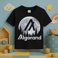 Algorand ALGO Coin Cryptocurrency Wilderness Full Moon Toddler T-Shirt