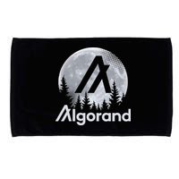 Algorand ALGO Coin Cryptocurrency Wilderness Full Moon Microfiber Hand Towel