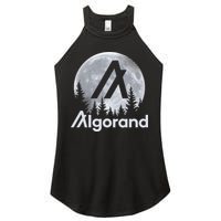 Algorand ALGO Coin Cryptocurrency Wilderness Full Moon Women's Perfect Tri Rocker Tank