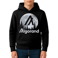 Algorand ALGO Coin Cryptocurrency Wilderness Full Moon Kids Hoodie