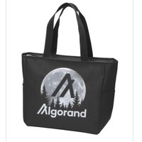 Algorand ALGO Coin Cryptocurrency Wilderness Full Moon Zip Tote Bag