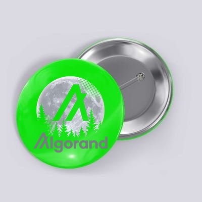 Algorand ALGO Coin Cryptocurrency Wilderness Full Moon Button