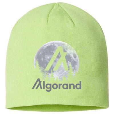 Algorand ALGO Coin Cryptocurrency Wilderness Full Moon Sustainable Beanie