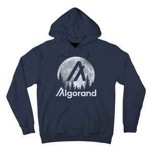 Algorand ALGO Coin Cryptocurrency Wilderness Full Moon Hoodie