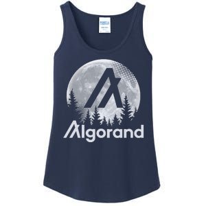 Algorand ALGO Coin Cryptocurrency Wilderness Full Moon Ladies Essential Tank