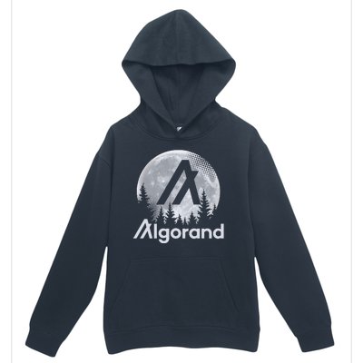 Algorand ALGO Coin Cryptocurrency Wilderness Full Moon Urban Pullover Hoodie