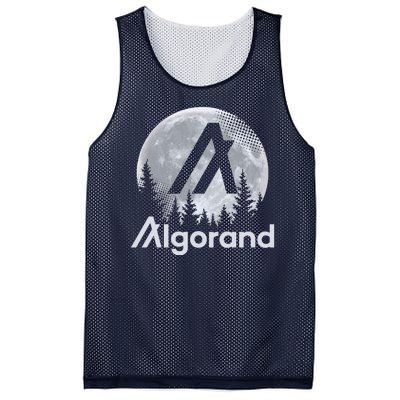 Algorand ALGO Coin Cryptocurrency Wilderness Full Moon Mesh Reversible Basketball Jersey Tank