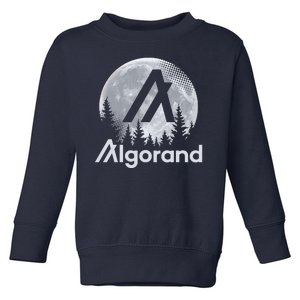 Algorand ALGO Coin Cryptocurrency Wilderness Full Moon Toddler Sweatshirt