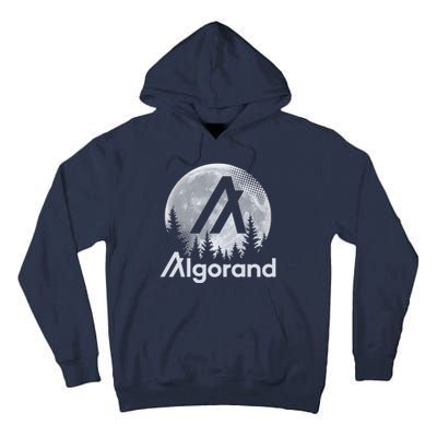 Algorand ALGO Coin Cryptocurrency Wilderness Full Moon Tall Hoodie