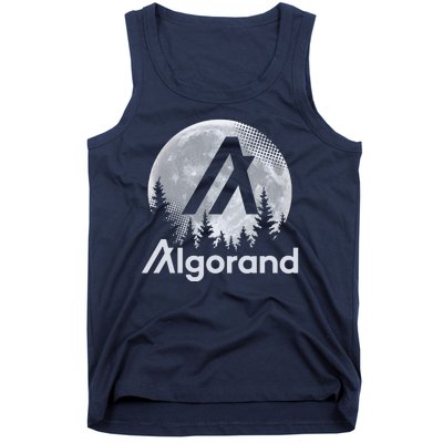 Algorand ALGO Coin Cryptocurrency Wilderness Full Moon Tank Top