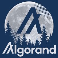 Algorand ALGO Coin Cryptocurrency Wilderness Full Moon Infant Baby Jersey Bodysuit