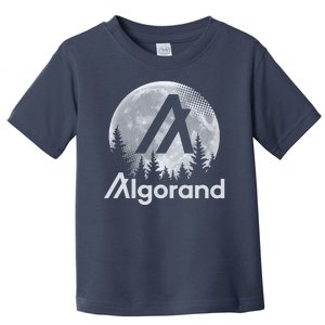 Algorand ALGO Coin Cryptocurrency Wilderness Full Moon Toddler T-Shirt