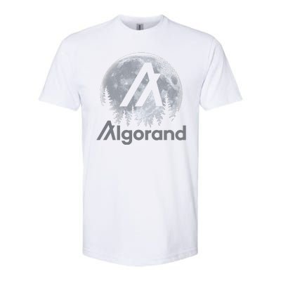 Algorand ALGO Coin Cryptocurrency Wilderness Full Moon Softstyle CVC T-Shirt