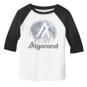 Algorand ALGO Coin Cryptocurrency Wilderness Full Moon Toddler Fine Jersey T-Shirt