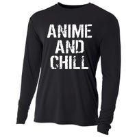 Anime And Chill Humorous Fun Humor Cooling Performance Long Sleeve Crew