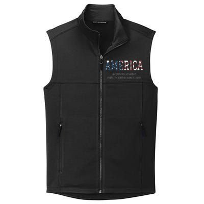 America a country so great even it's Haters won't leave Collective Smooth Fleece Vest