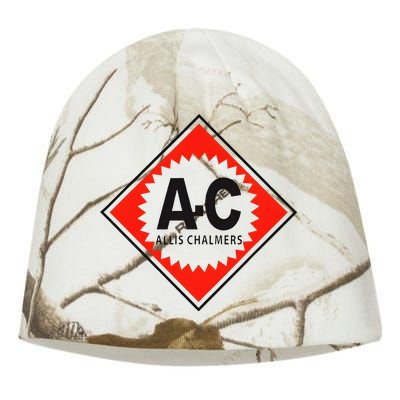 Allis And Chalmers Retro Farm Tractor Kati - Camo Knit Beanie