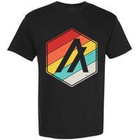 Algorand ALGO Coin Cryptocurrency Retro Colors Garment-Dyed Heavyweight T-Shirt