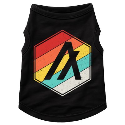 Algorand ALGO Coin Cryptocurrency Retro Colors Doggie Tank