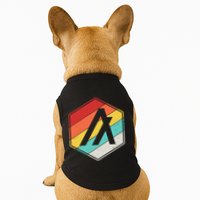 Algorand ALGO Coin Cryptocurrency Retro Colors Doggie Tank
