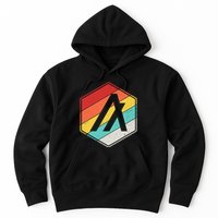 Algorand ALGO Coin Cryptocurrency Retro Colors Hoodie