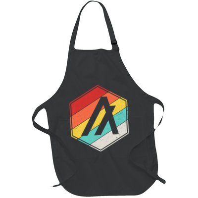 Algorand ALGO Coin Cryptocurrency Retro Colors Apron