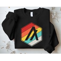 Algorand ALGO Coin Cryptocurrency Retro Colors Sweatshirt