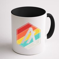Algorand ALGO Coin Cryptocurrency Retro Colors Coffee Mug