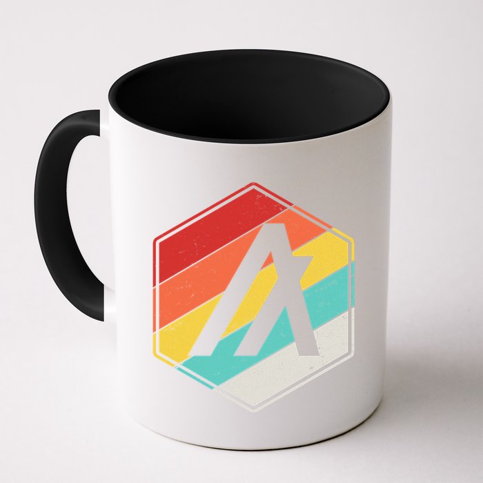 Algorand ALGO Coin Cryptocurrency Retro Colors Coffee Mug