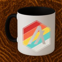 Algorand ALGO Coin Cryptocurrency Retro Colors Coffee Mug
