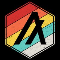 Algorand ALGO Coin Cryptocurrency Retro Colors Premium T-Shirt