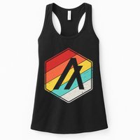 Algorand ALGO Coin Cryptocurrency Retro Colors Womens Tank Top